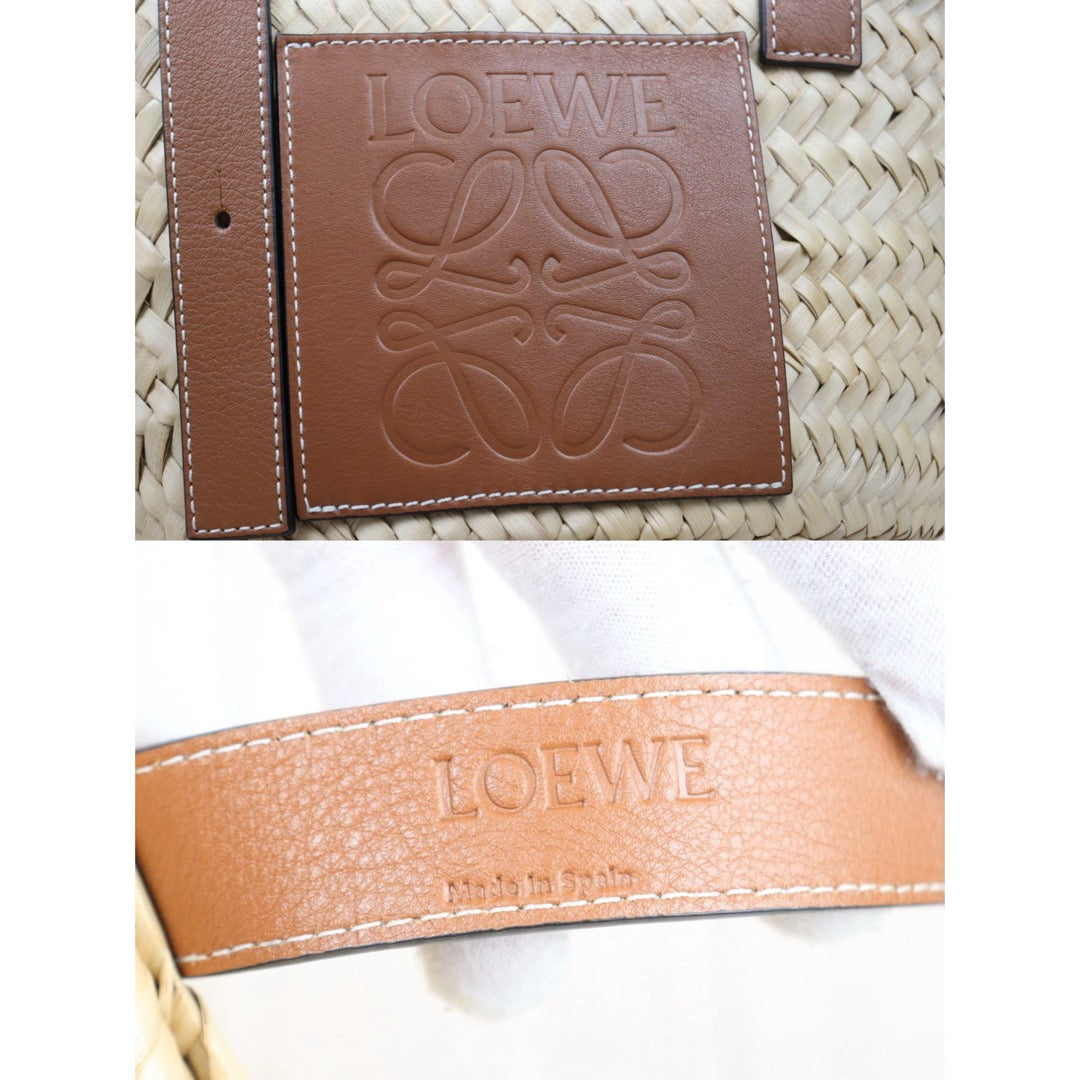 Very Good ( Rank A)｜ LOEWE Straw  Basket Handbag Shoulder Bag ｜P25062702
