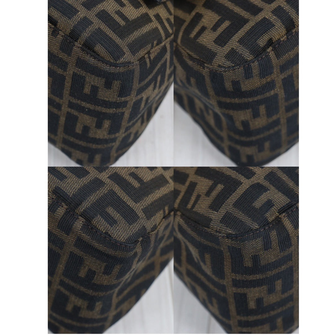 Rank A｜ FENDI Zucca Mamma Baguette Shoulder Bag ｜23112315