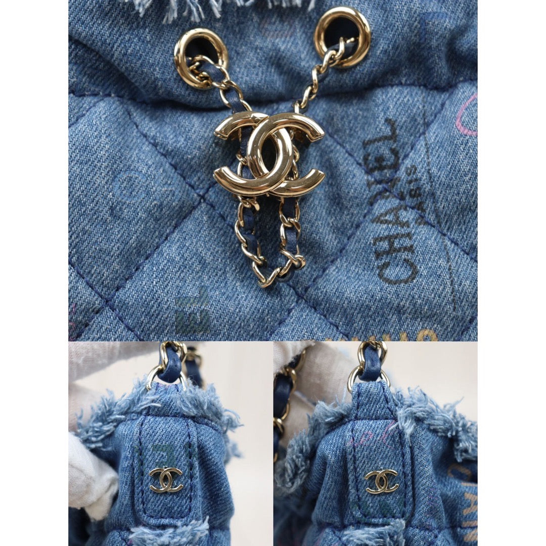 Very Good ( Rank A)｜ CHANEL Denim Lucky Bag Shoulder Bag｜ P24051331