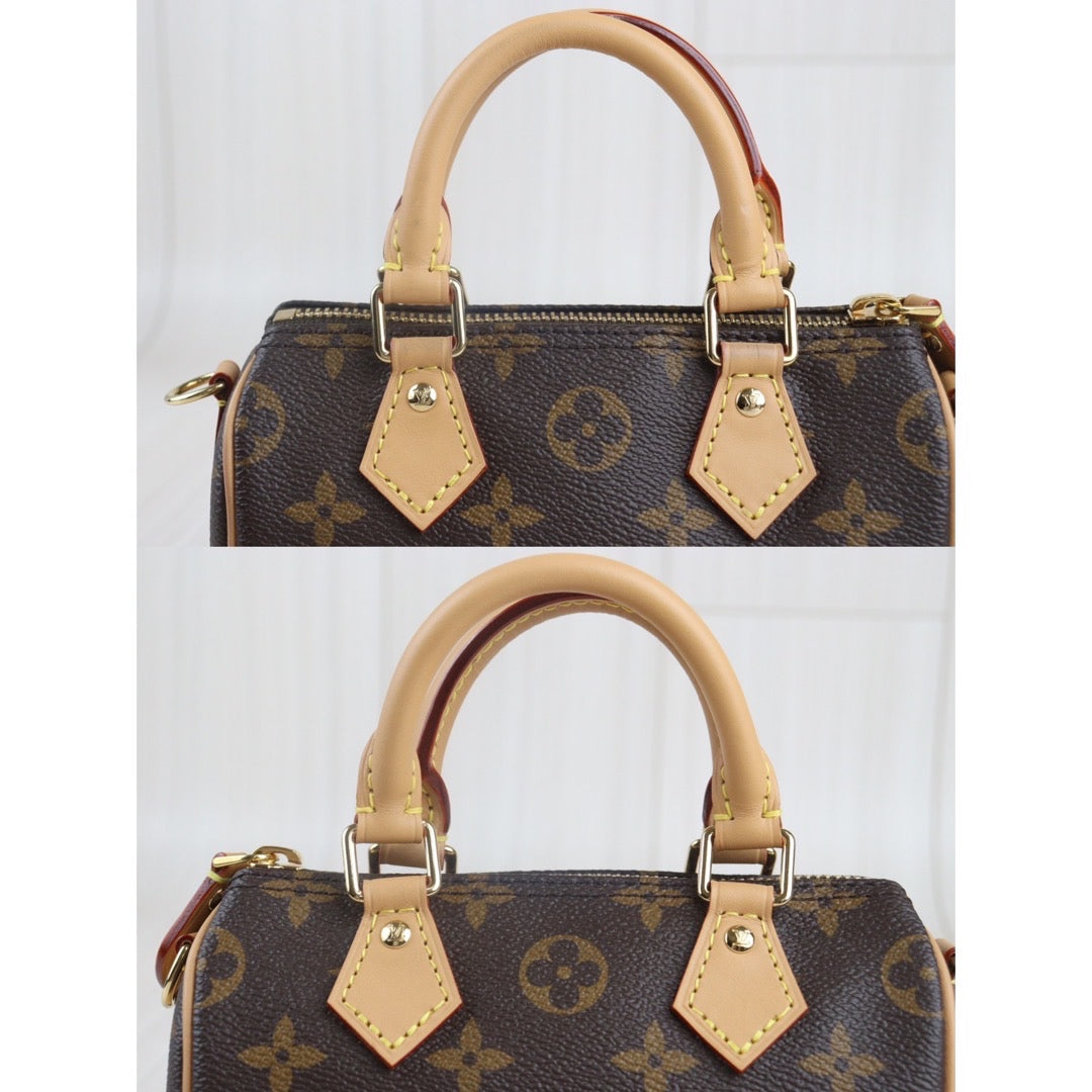 Rank A｜ LV Monogram Nano Speedy Handbag Shoulderbag ｜23083109