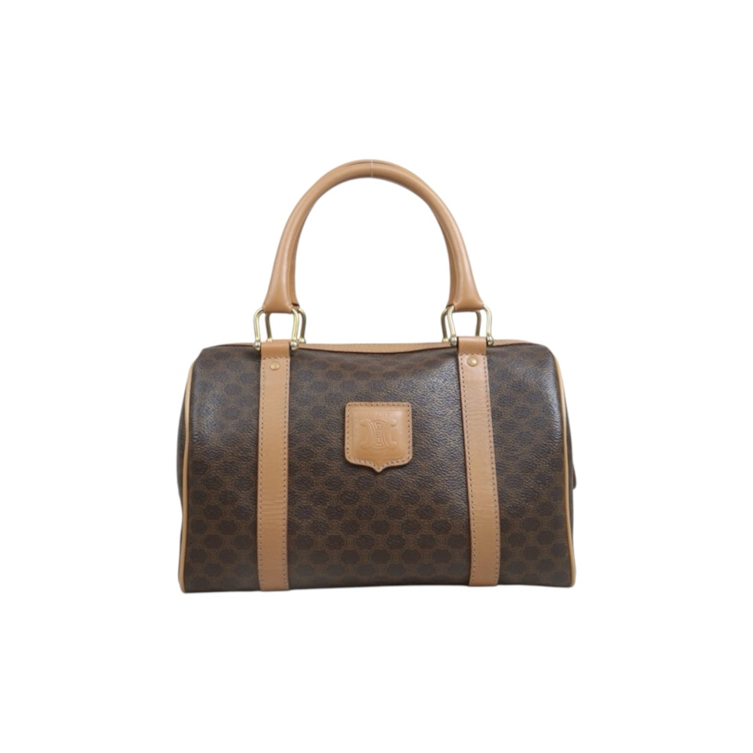 Include Entrupy Certificate of Authenticity｜Good ( Rank AB)｜ CELINE Macadam Boston Hand Bag ｜26091806