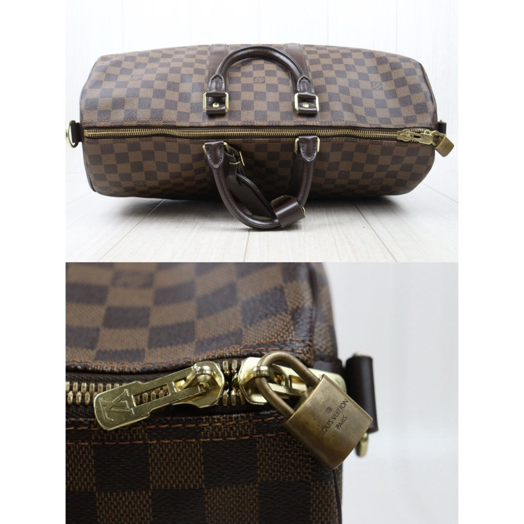 Very Good ( Rank A) ｜ LV Damier Keypol Bandrière 45 With Shoulderstrap｜H25052512