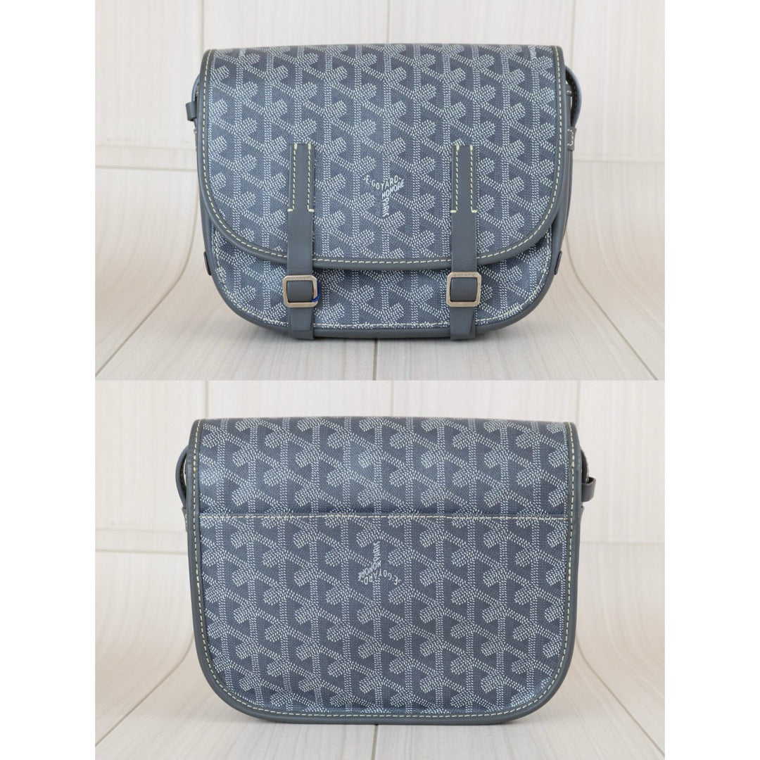 Very Good ( Rank A) ｜ Goyard Belvedere PM Shoulder Bag Grey｜B24121308