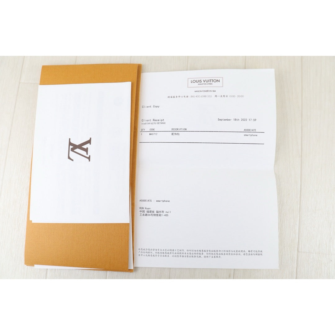 Include Entrupy Certificate of Authenticity｜Very Good ( Rank A)｜ Louis Vuitton Current Model Monogram Pochette Accessoires IC Chip model｜S26052206