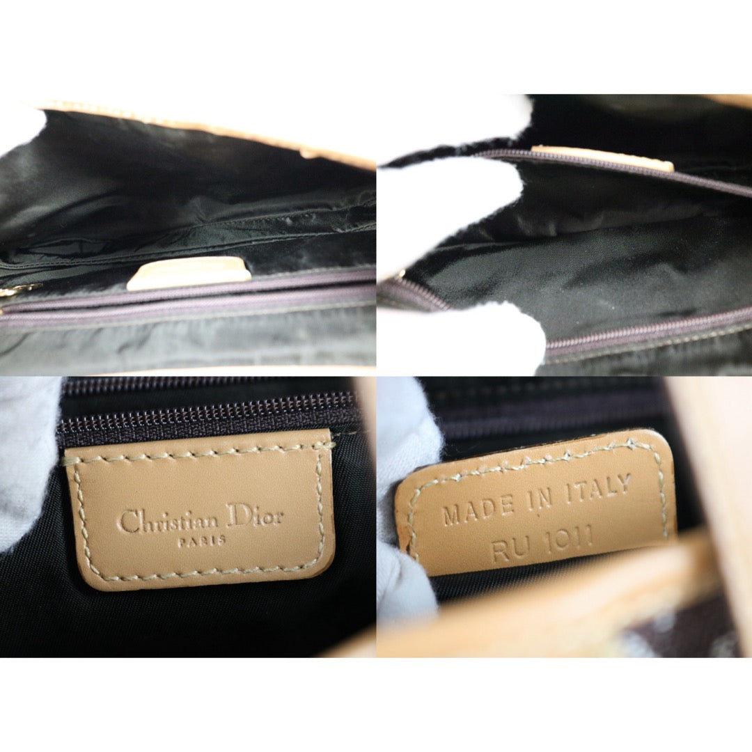 Include Entrupy Certificate of Authenticity｜Very Good ( Rank A)｜Dior Trotter Saddle Vintage Shoulder Bag Brown｜S26031516