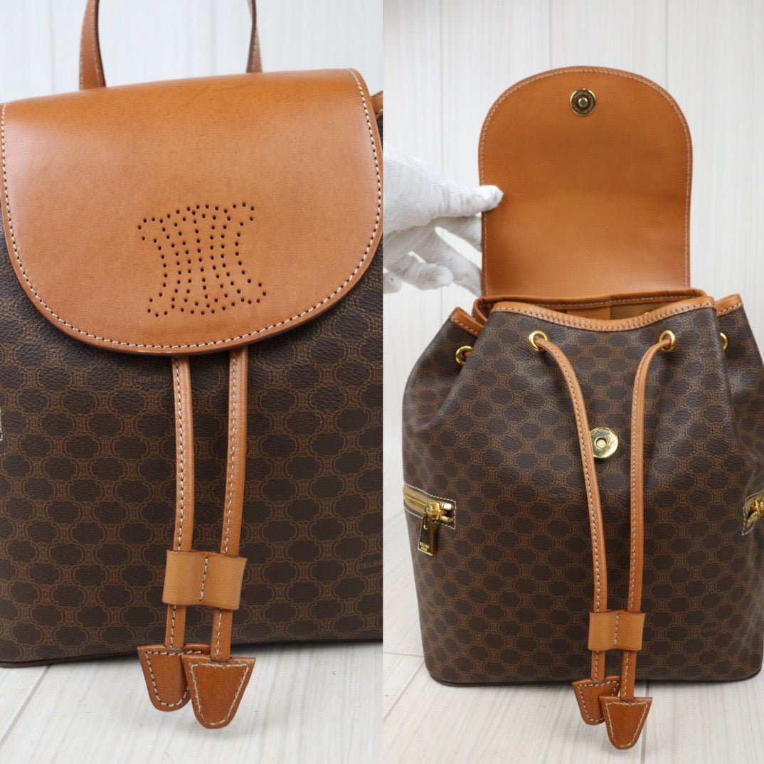 Rank A｜ CELINE Macadam Backpack ｜24071126