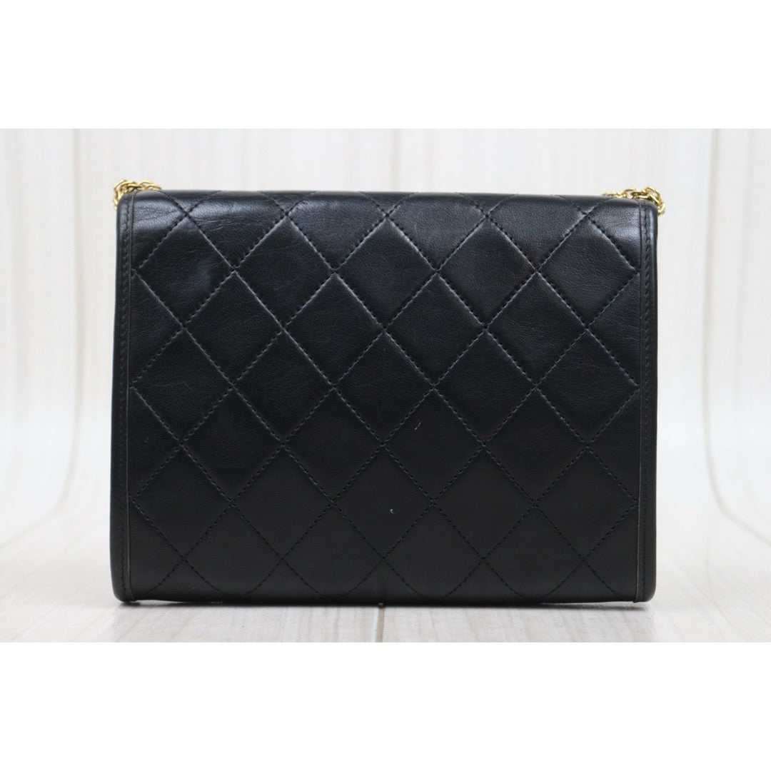 Very Good ( Rank A)｜ CHANEL Mini Coco Mark  Lambskin Matrasse Chain Shoulder Bag ｜25073101