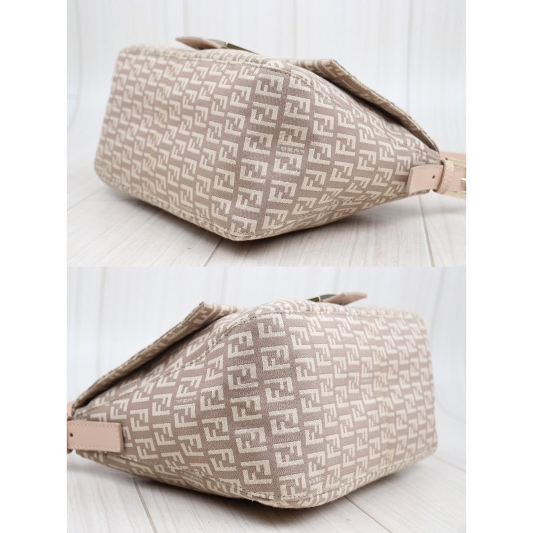 Rank A｜  FENDI Mamma Baguette Shoulder Bag Pink ｜23111609