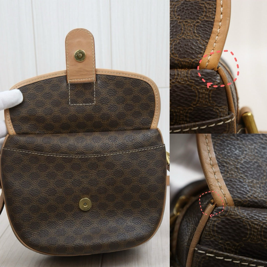 Good ( Rank AB) ｜ CELINE Macadam Shoulder Bag ｜25112808