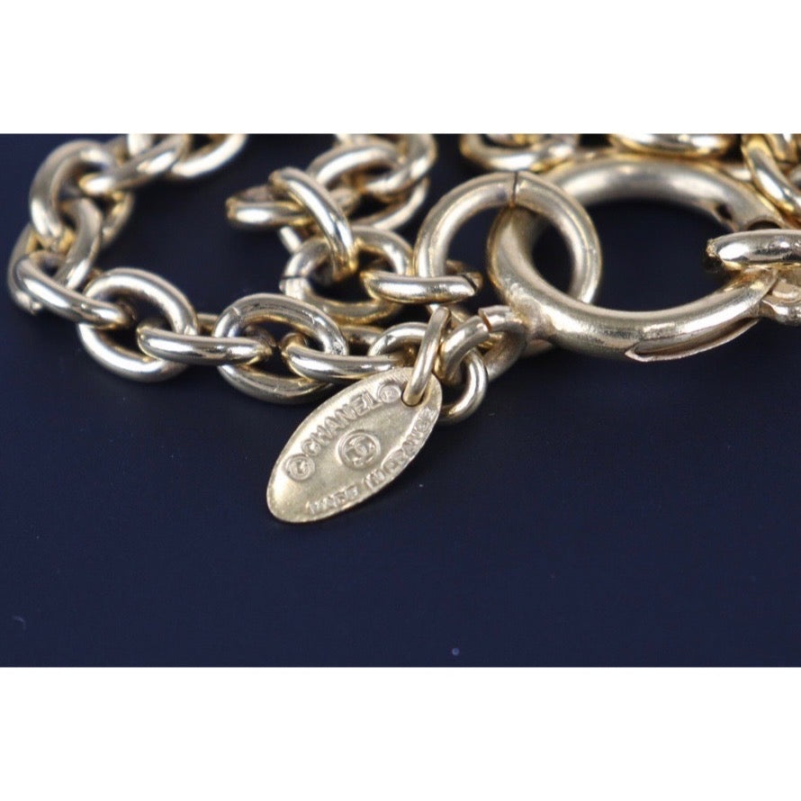 Second installment  ｜Rank A ｜  Chanel Vintage Coco Mark Gold Necklace ｜23091534