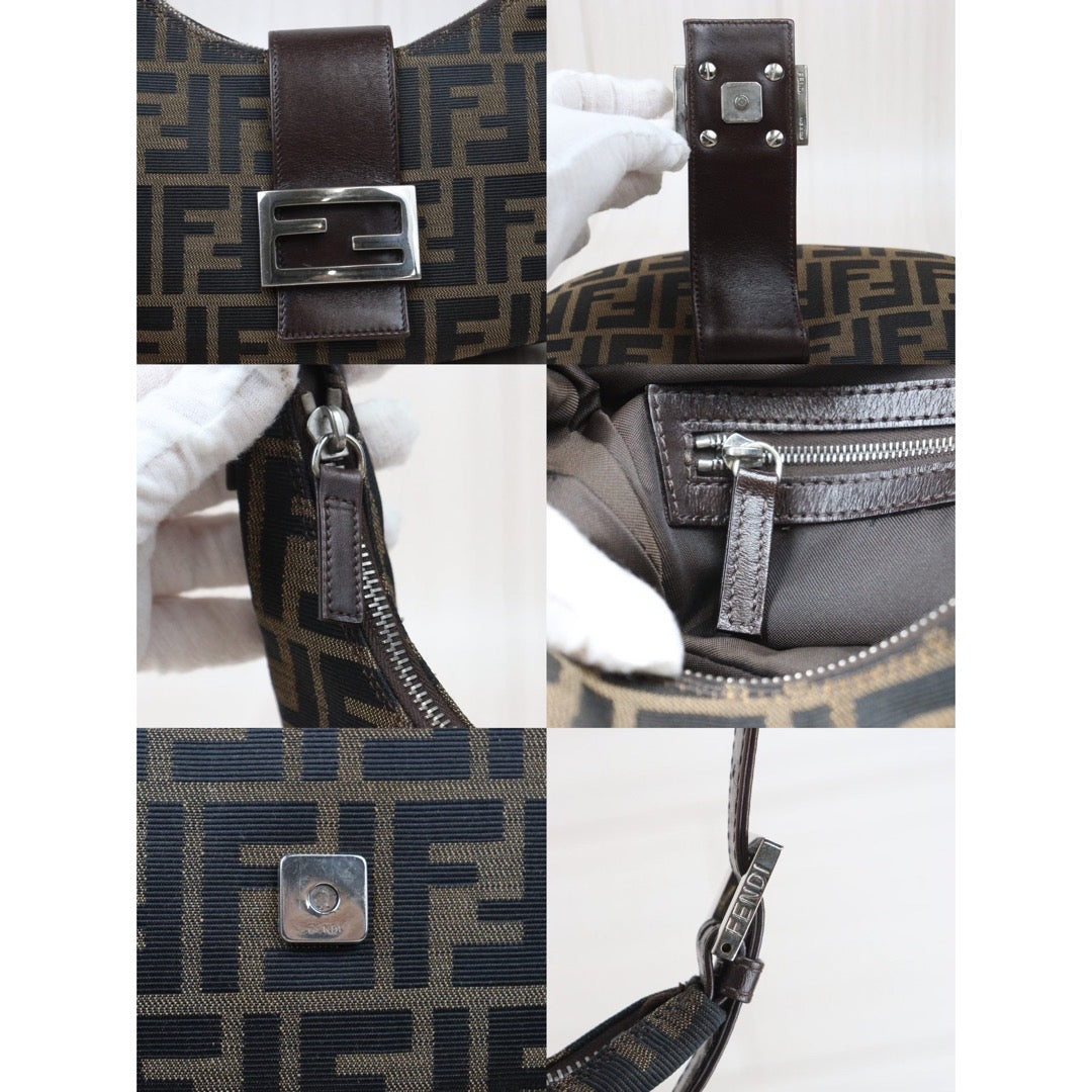 Rank A ｜ FENDI Zucca Shoulder Bag ｜24070418