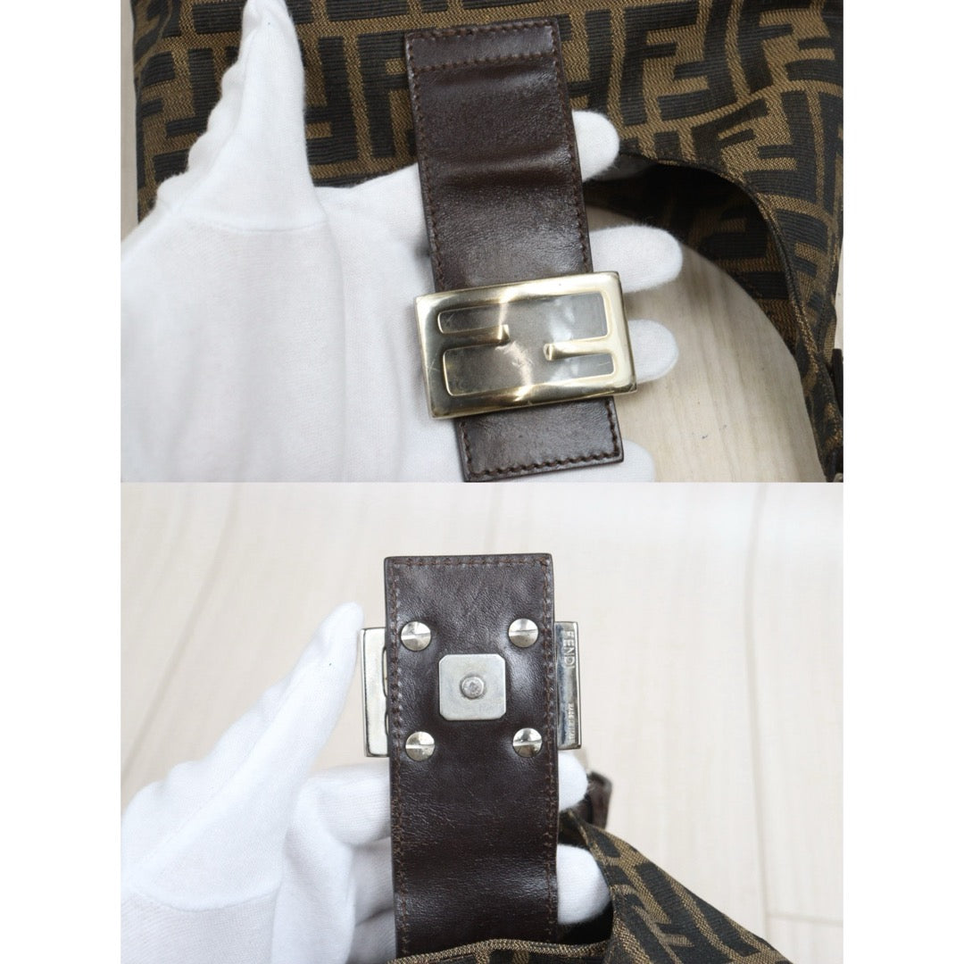 Include Entrupy Certificate of Authenticity｜Good ( Rank AB)｜ FENDI Mamma French Fries Charm Shoulder Bag  ｜26080620
