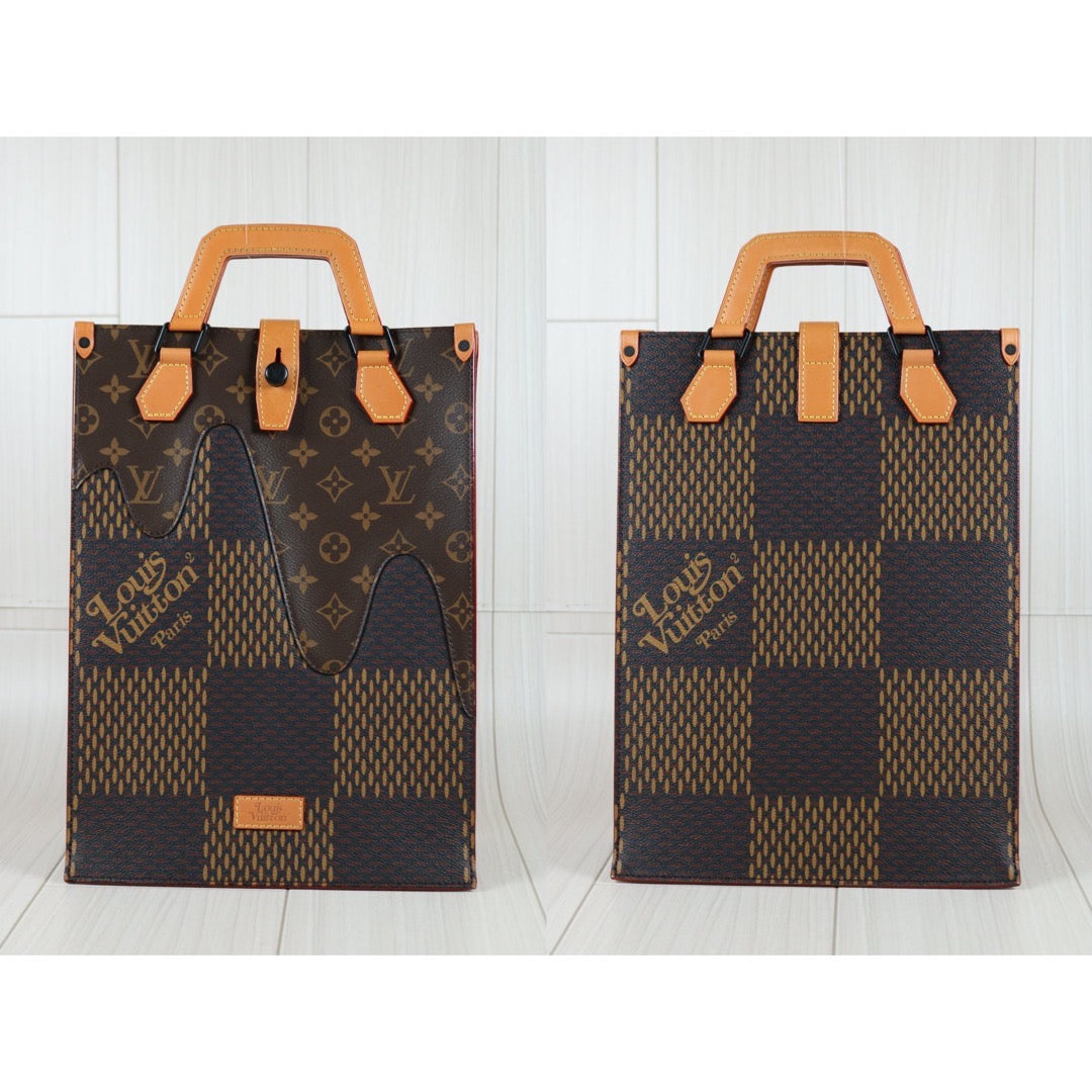 Rank A ｜ LV Monogram Nigo Series Sac Pra MINI Tote Bag Shoulder Bag｜S24050801