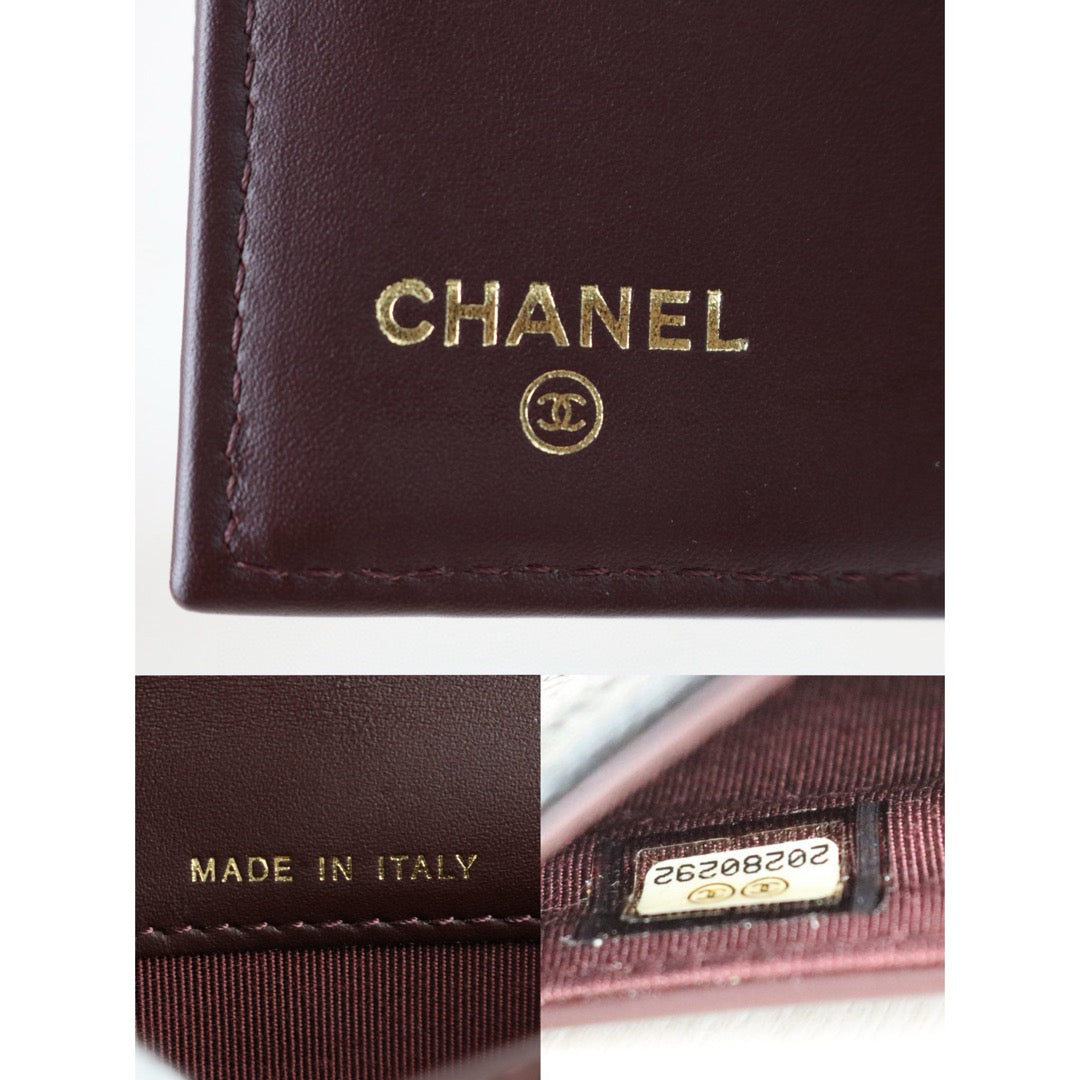Very Good ( Rank A) ｜CHANEL Caviar Skin Black Long Wallet Made In 2014-2015 Year｜S24111503