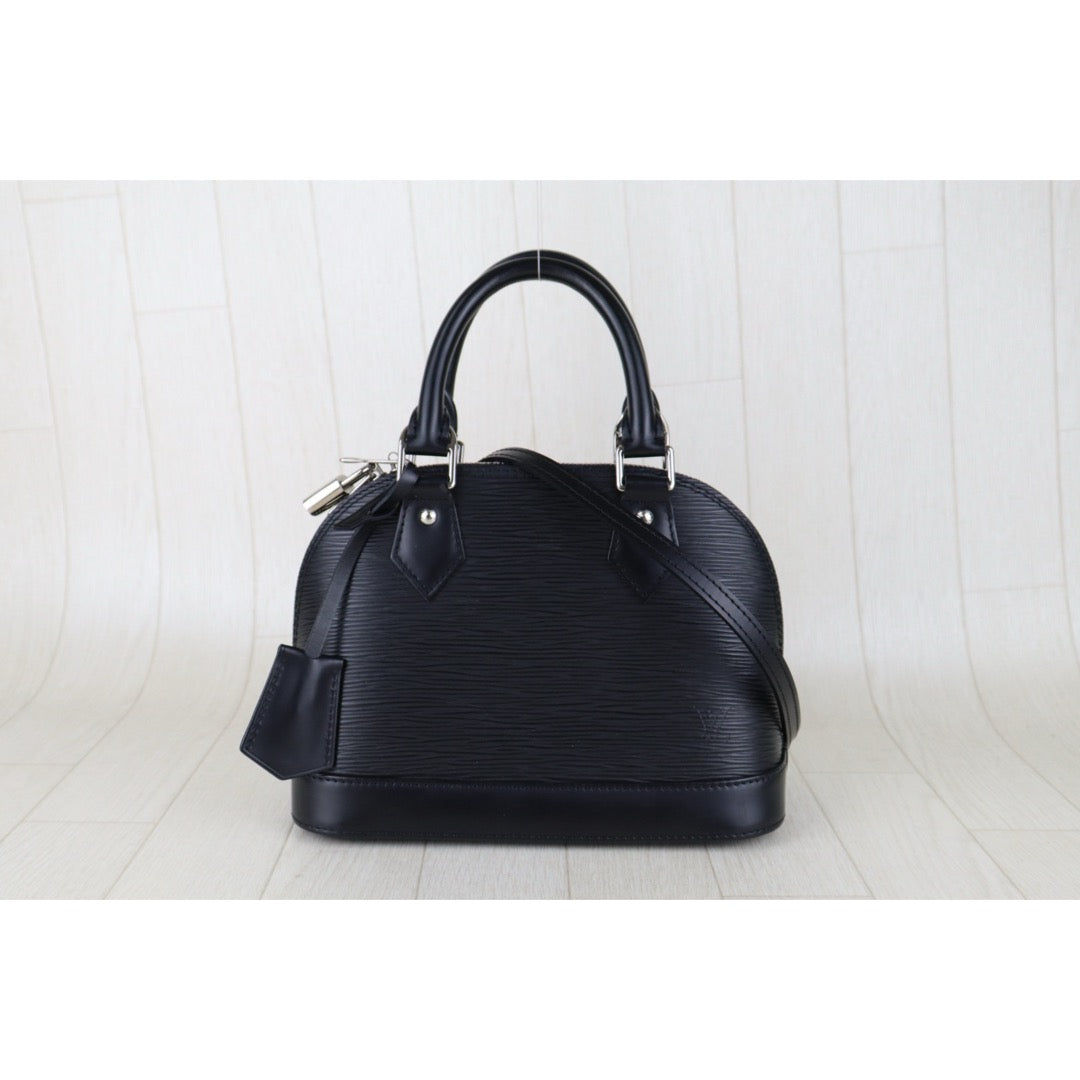 Very Good ( Rank A)｜LV Epi Alma BB HandBag Shoulder Bag Black IC Chips Model｜S25052803