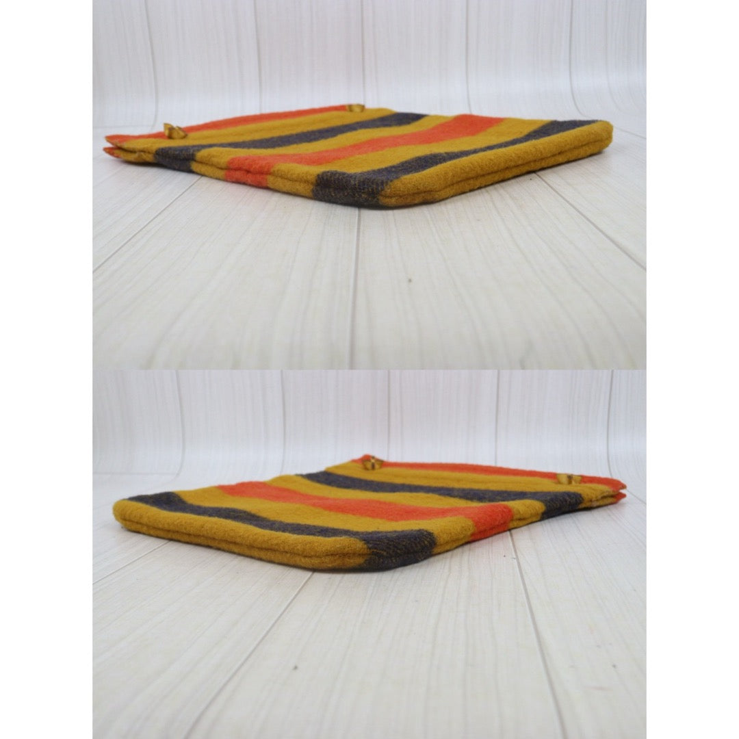 Very Good ( Rank A)｜ HERMES Aline Wool Felt Color Blocking Shoulder Bag｜Y25072905