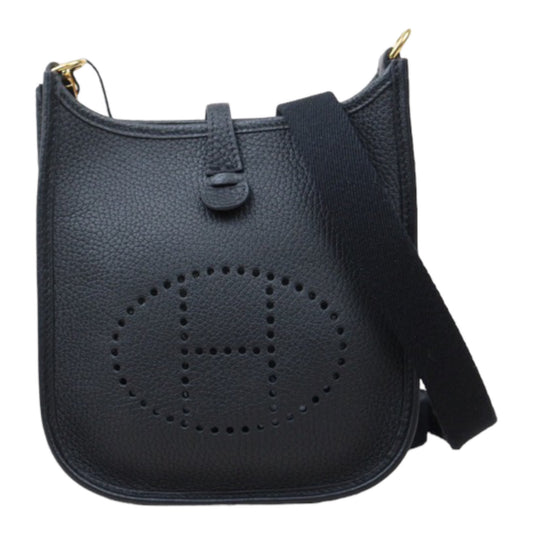 Very Good ( Rank A)｜ HERMES Mini Evelyn 16 Shoulder Bag  Z Stamp Black Gold Hardware｜S24052203