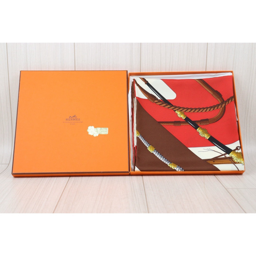 Very Good ( Rank A) ｜ HERMES Ribbon Scarf 90｜V24110744