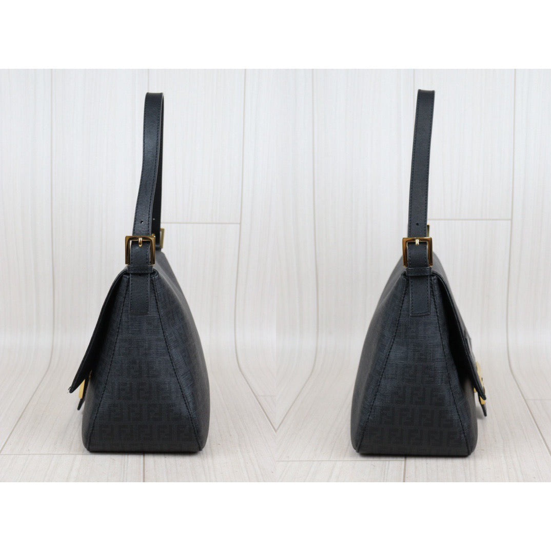 Rank A｜ FENDI Zucca Mamma Baguette Shoulder Bag ｜23121607