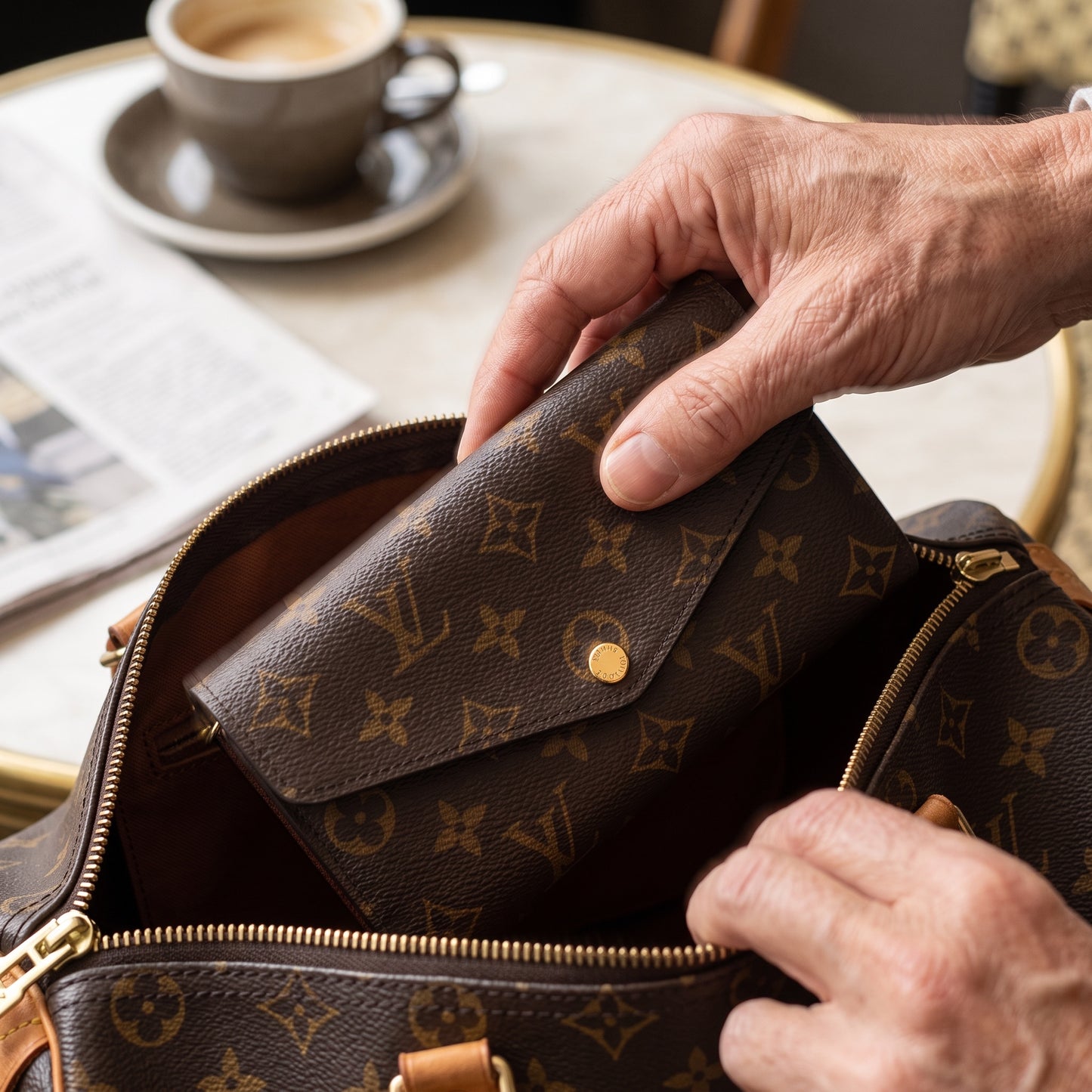 Include Entrupy Certificate of Authenticity｜Good ( Rank AB)｜ Louis Vuitton Monogram Emilie Long Wallet ｜S26072514