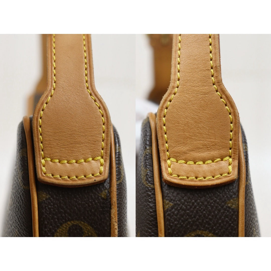 Include Entrupy Certificate of Authenticity｜Good ( Rank AB)｜Louis Vuitton Monogram Pochette Croissant PM Shoulder Bag｜26031603