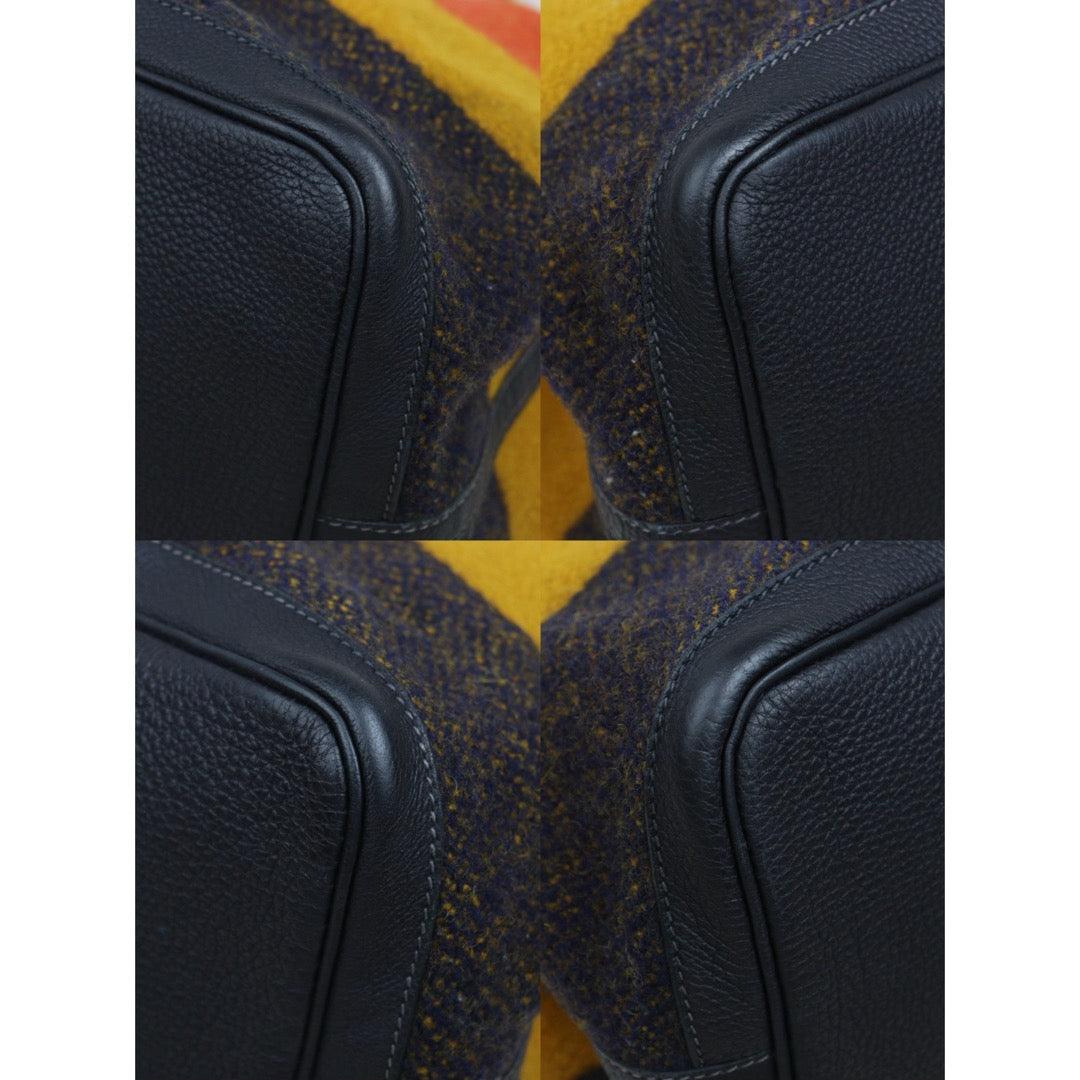 Include Entrupy Certificate of Authenticity｜Very Good ( Rank A)｜ HERMES Woolen Garden Party 36 Handbag □F Stamp Made In 2002 Year｜26041409