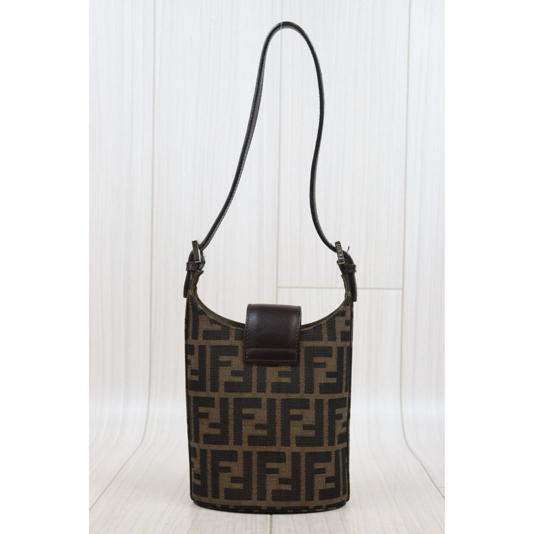 Very Good ( Rank A)｜ FENDI Zucca Mini Potato Case Shoulder Bag ｜25080709