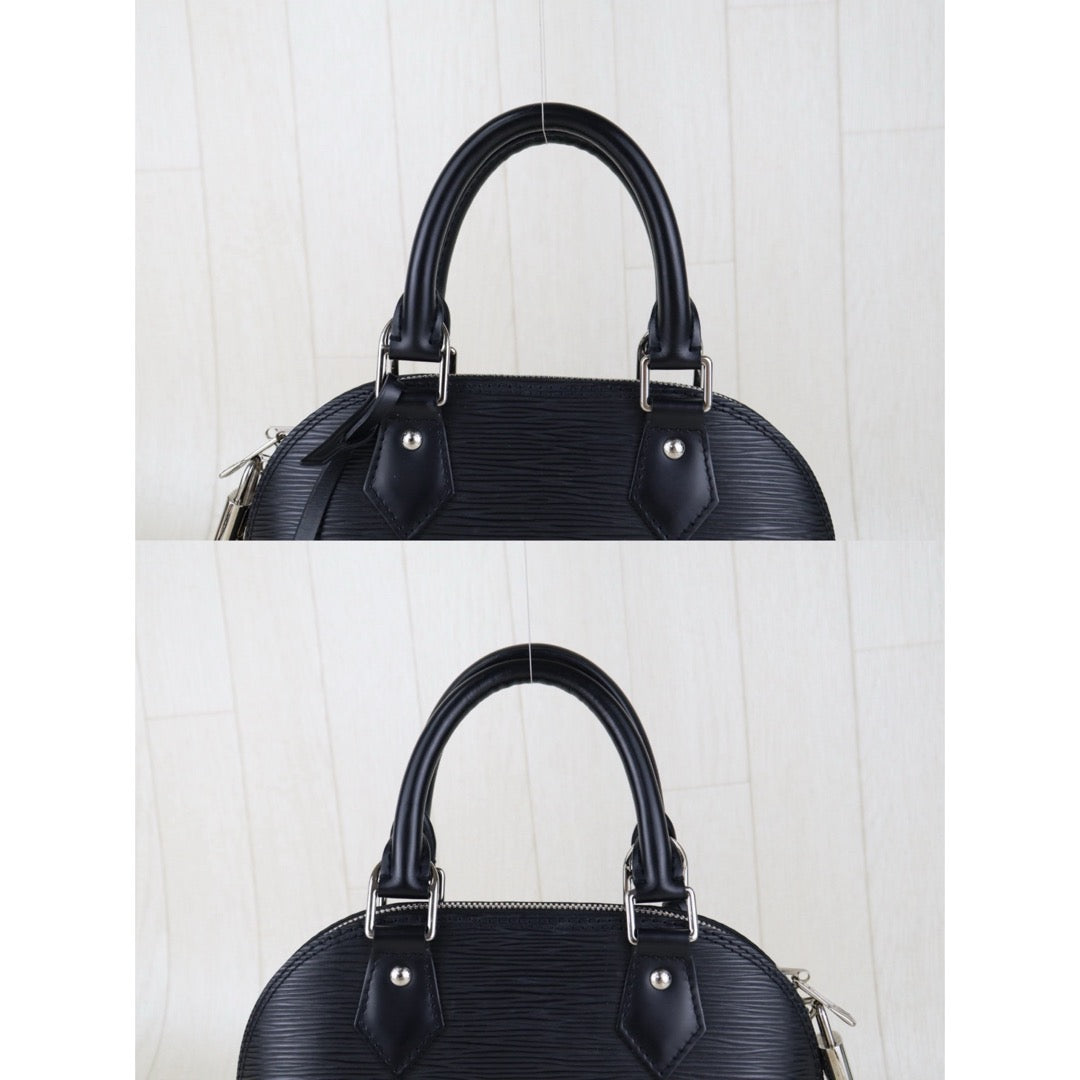 Very Good ( Rank A)｜LV Epi Alma BB HandBag Shoulder Bag Black IC Chips Model｜S25052803