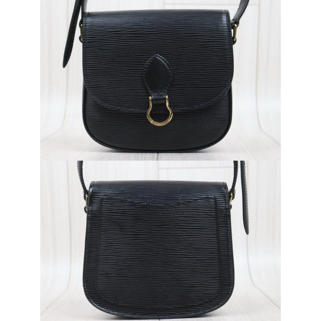Very Good ( Rank A)｜LV Epi Saint-Cloud PM Shoulder Bag Black｜25070802