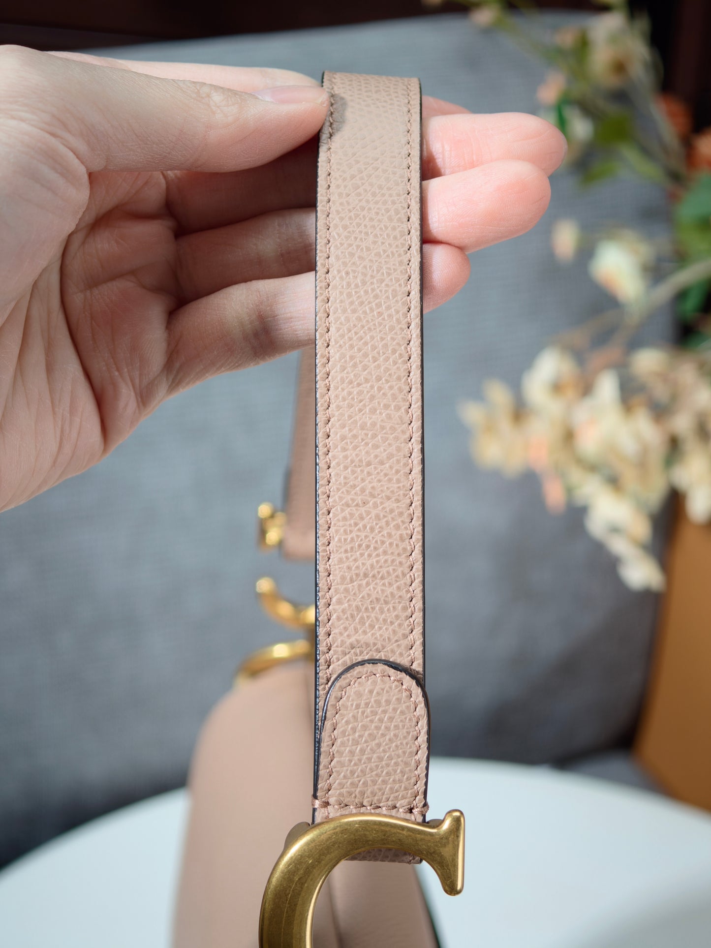 Very Good ( Rank A)｜Dior Trotter Saddle Shoulder Bag Medium  Current Model