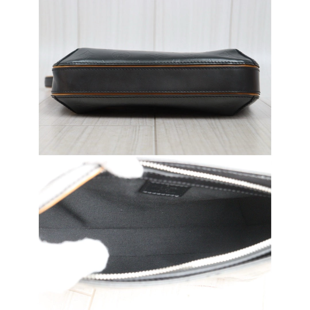 Very Good ( Rank A) ｜ LV Matte Vernis Steel Gray Fowler Shoulder Bag｜25110609