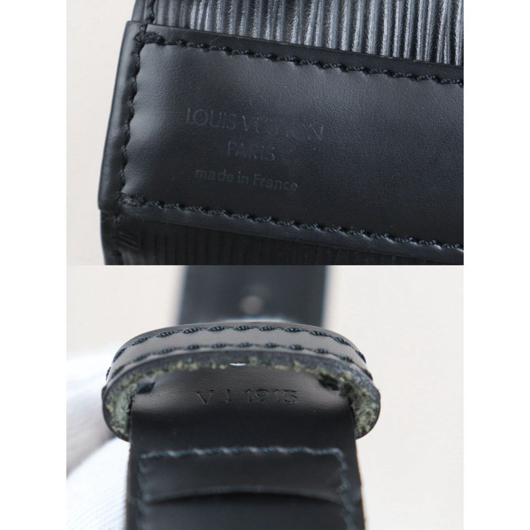 Include Entrupy Certificate of Authenticity｜Good ( Rank AB)｜Louis Vuitton Epi Sack de Paul GM Shoulder Bag Black｜26101408