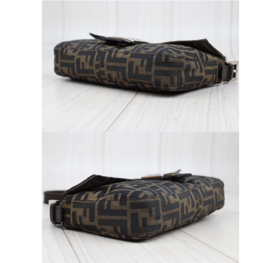 Rank AB｜ FENDI Zucca Mamma Baguette Shoulder Bag ｜23110801