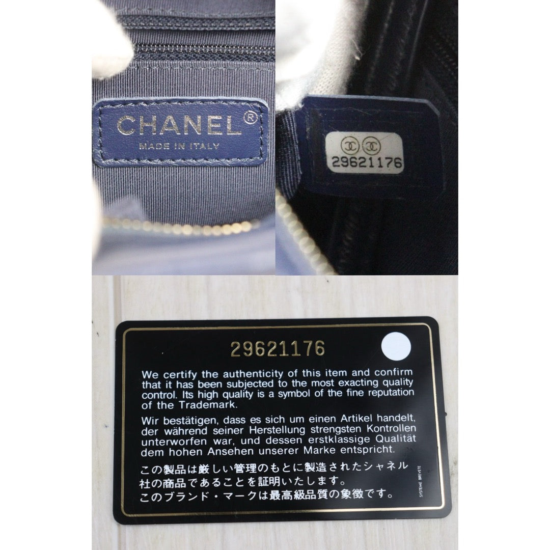 Good ( Rank AB)｜  CHANEL PM Gabrielle  Denim Handbag Shoulder Bag Blue Made In 2020Year｜Y25112507
