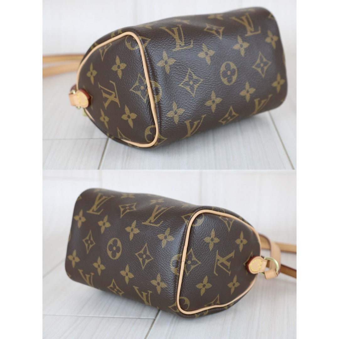 Excellent（Rank SA）｜LV Monogram Nano Speedy Handbag Shoulder Bag｜X25120407