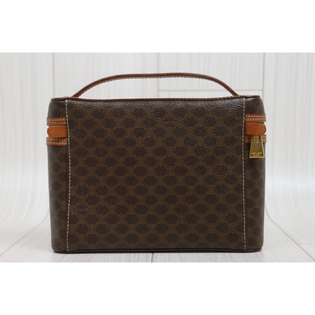 Include Entrupy Certificate of Authenticity｜Good ( Rank AB)｜ CELINE Macadam Vanity Handbag ｜26031910