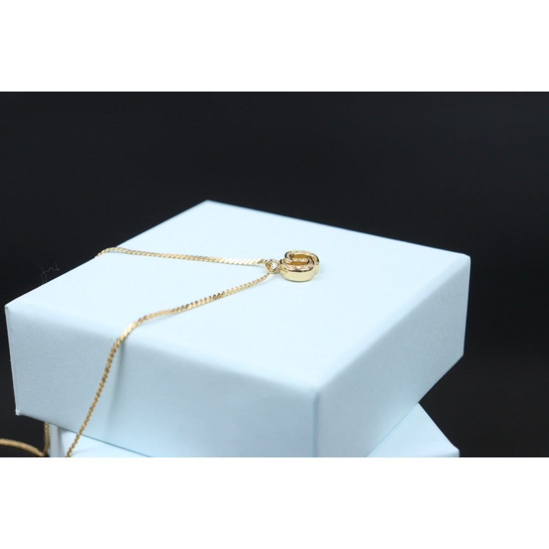Very Good ( Rank A) ｜ Dior CD Rhinestone Necklace ｜25061919