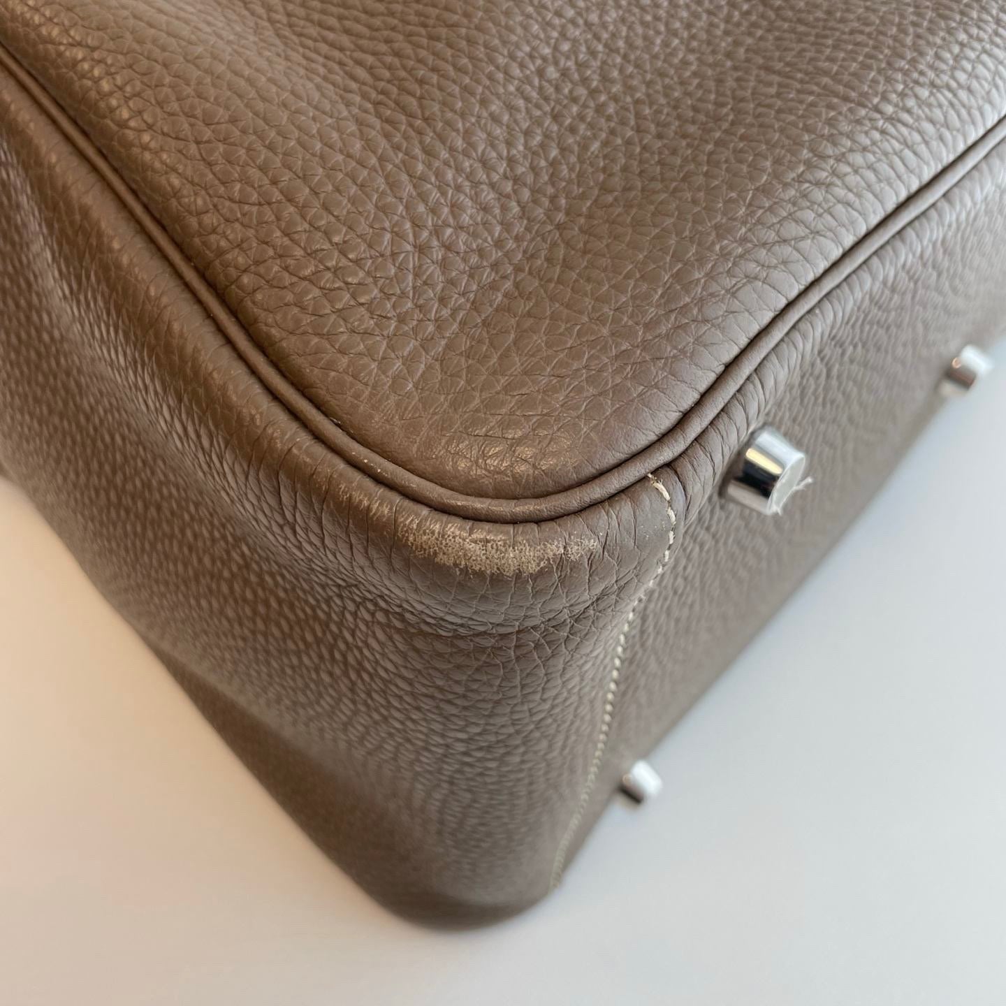 Hermes Lindy 30 A stamp etoupe