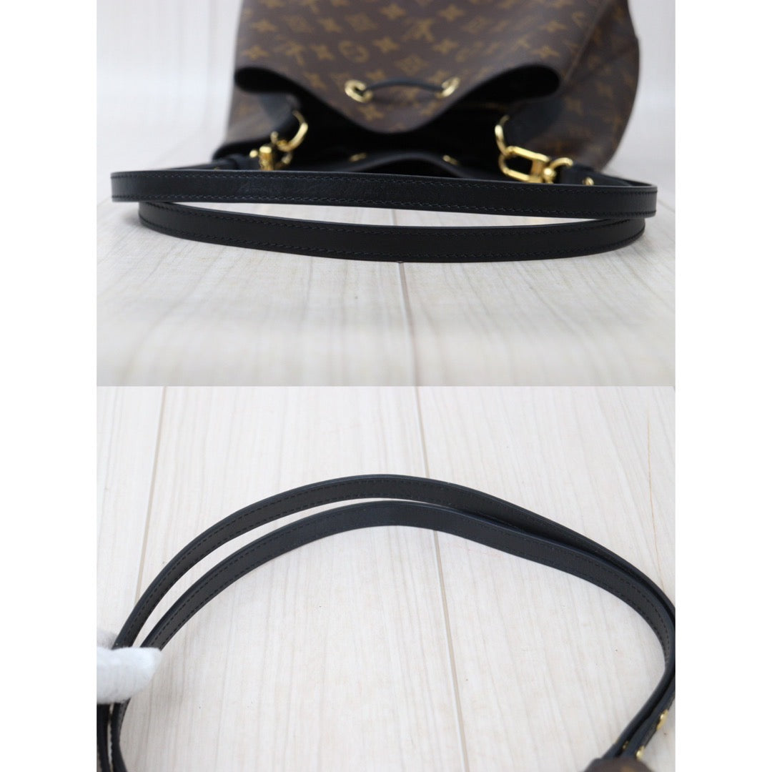 Rank A ｜ LV Monogram Shoulder Bag Black｜24062012