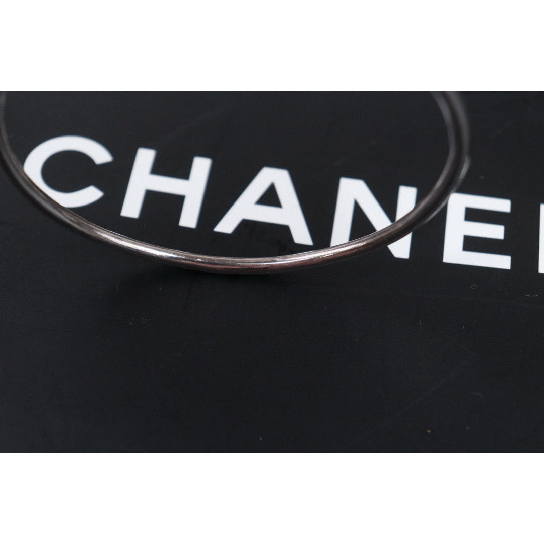 Very Good ( Rank A) ｜CHANEL Vintage Silver Plating Bracelet｜Y24080208