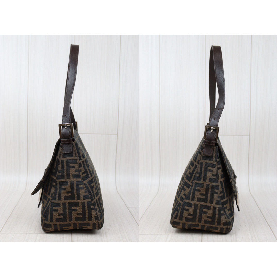 Rank A｜ FENDI Zucca Mamma Baguette Shoulder Bag ｜24032905