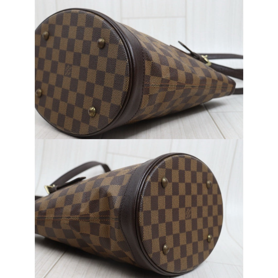 Include Entrupy Certificate of Authenticity｜Good ( Rank AB)｜ Louis Vuitton Damier Ebene Marais Bucket PM Shoulder Strap｜26100105
