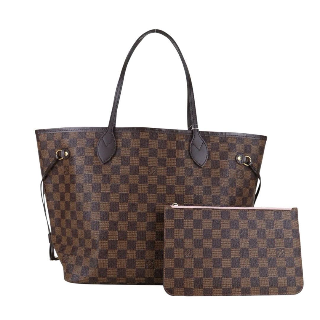 Include Entrupy Certificate of Authenticity｜Good ( Rank AB)｜ Louis Vuitton Damier Neverfull MM With Pouch｜S26010401