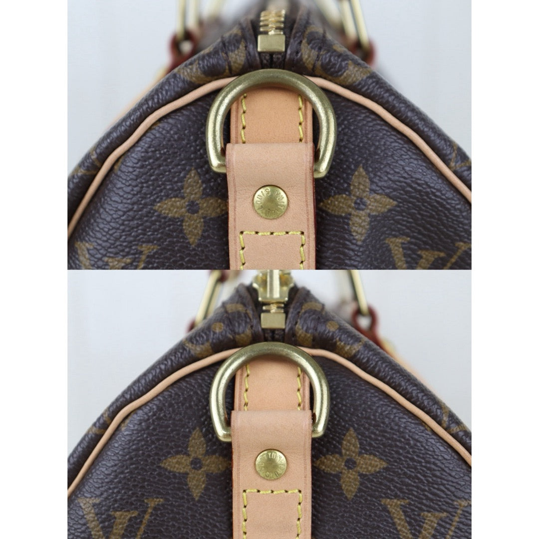 Include Entrupy Certificate of Authenticity｜Very Good ( Rank A) ｜ Louis Vuitton Monogram Speedy 25 Hand Bag With Shoulder Strap  IC Chips Model｜S26072537