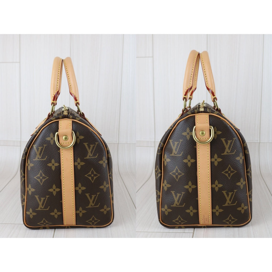 Include Entrupy Certificate of Authenticity｜Very Good ( Rank A)｜ Louis Vuitton Monogram Speedy 25 Hand Bag With Shoulder Strap ｜X26040820