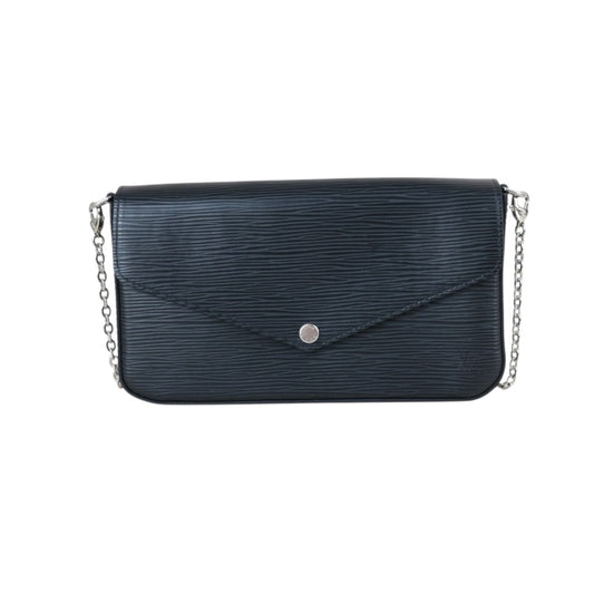 Include Entrupy Certificate of Authenticity｜Very Good ( Rank A)｜Louis Vuitton Epi Pochette Felicie Chain ShoulderBag  Black  IC Chips Model｜X26081806