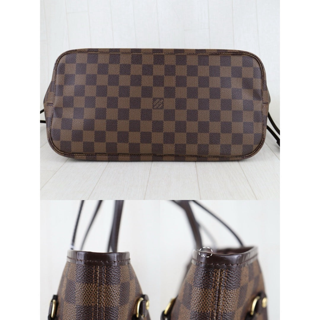 Include Entrupy Certificate of Authenticity｜Good ( Rank AB)｜ Louis Vuitton Damier Neverfull MM With Pouch｜S26010401