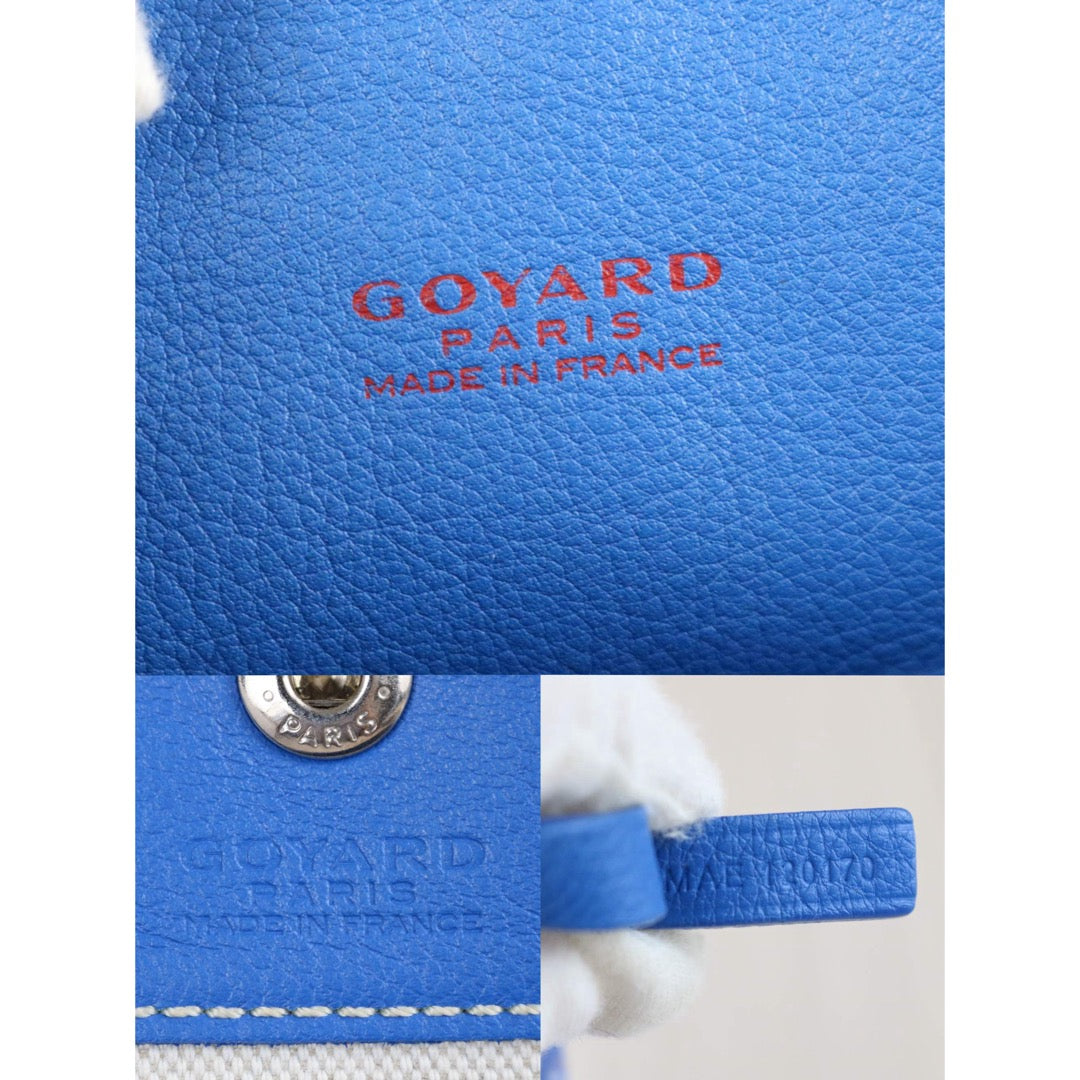 Include Entrupy Certificate of Authenticity｜Good ( Rank AB)｜ Goyard Anjou Mini Tote Bag Blue｜X26051706