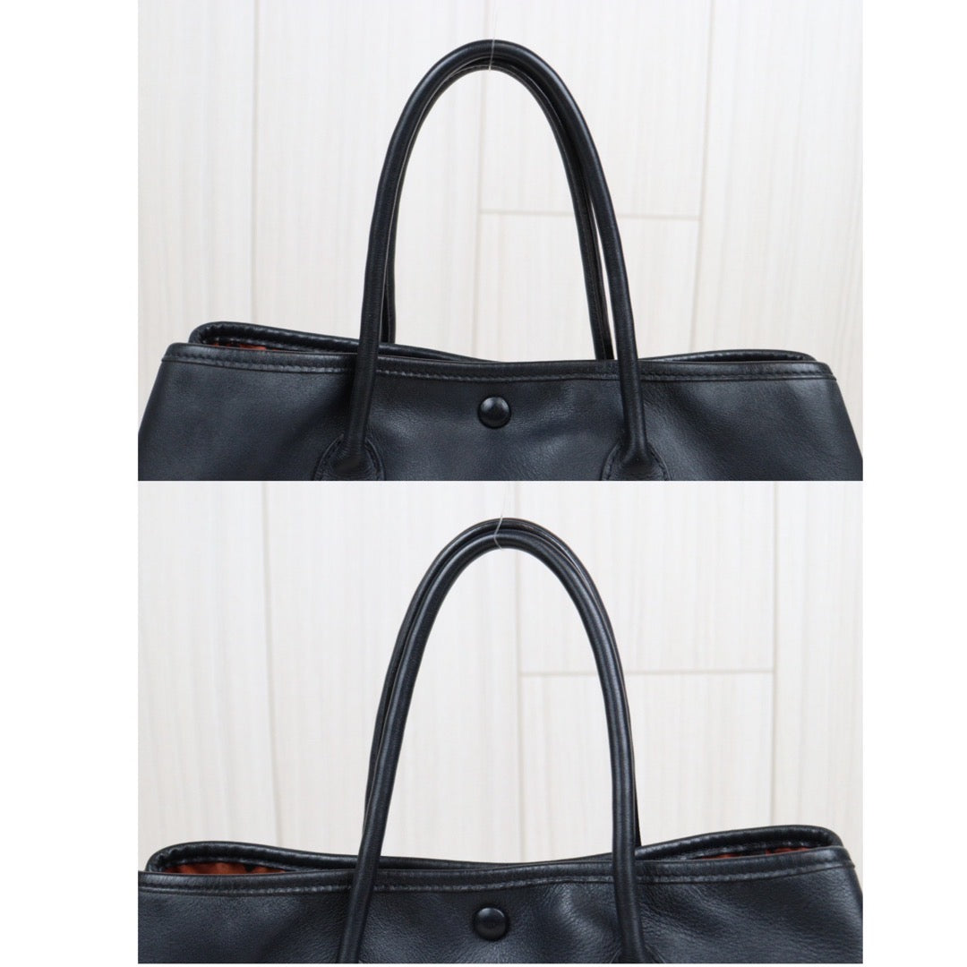 Rank AB ｜ HERMES Garden Party TPM Swift Black Handbag ｜23112328