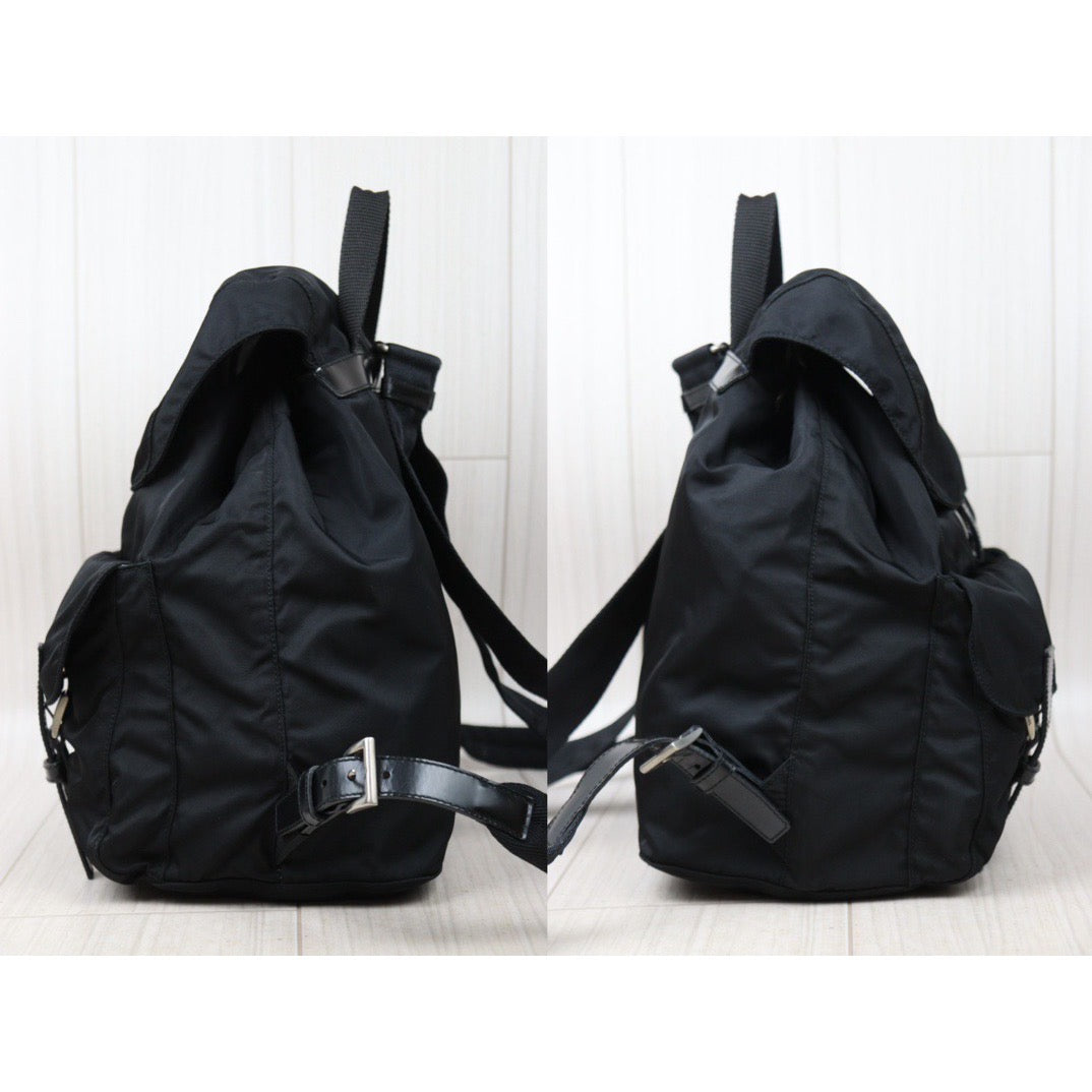 Rank AB｜Prada Nylon Backpack Medium Black｜24061328